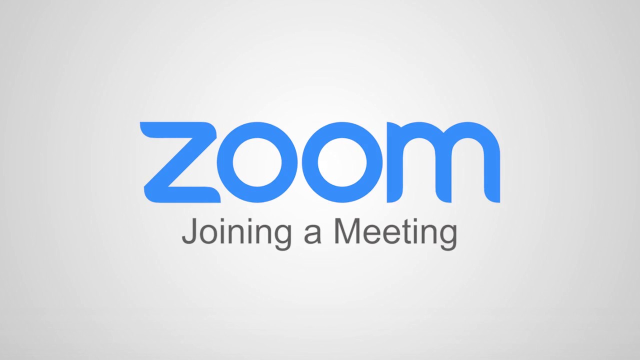 zoom logo - joining a meeting